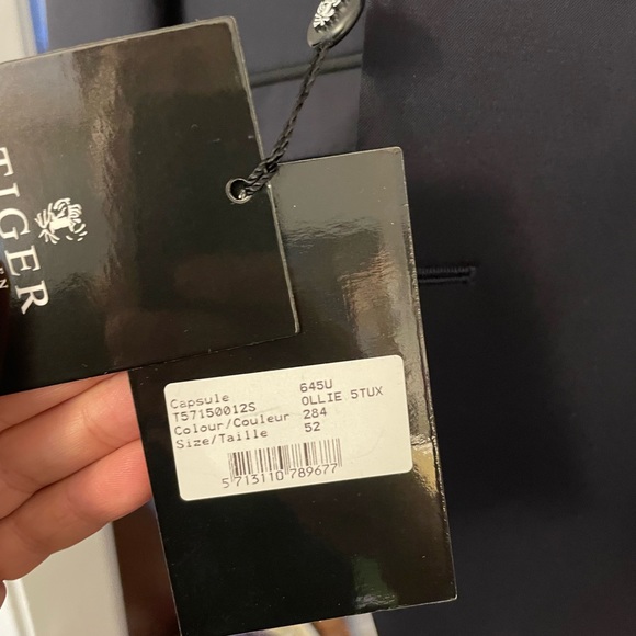 New with tags Tiger of Sweden Tuxedo blue and black - Picture 8 of 8